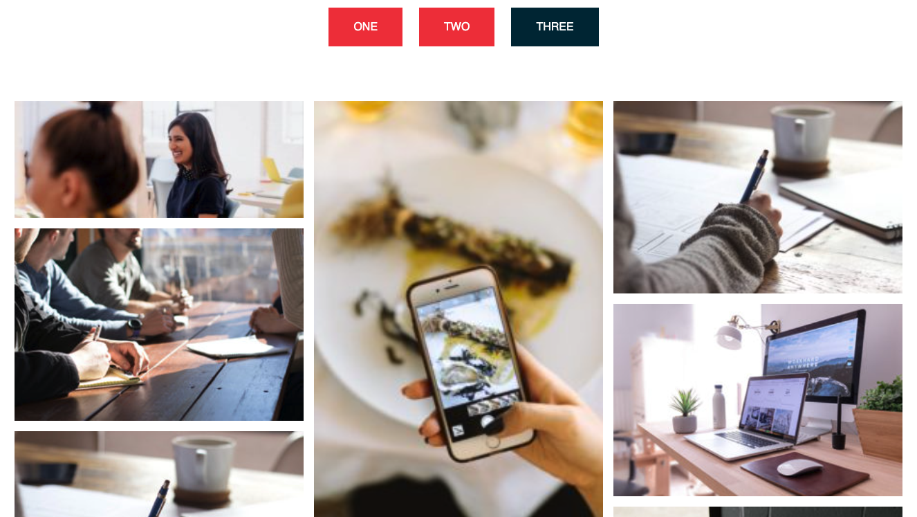 Screenshot showing the gcom_gallery module layout