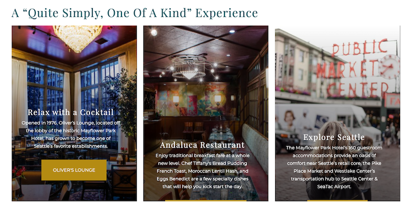 Screenshot showing the three_by_slider_hover module layout