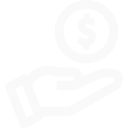 Hand and coin icon