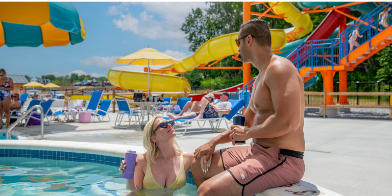 Luray RV Resort on Shenandoah River waterpark