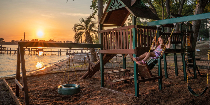 Santee Lakes KOA playground